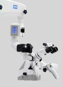 Illustration of a Surgical Microscope